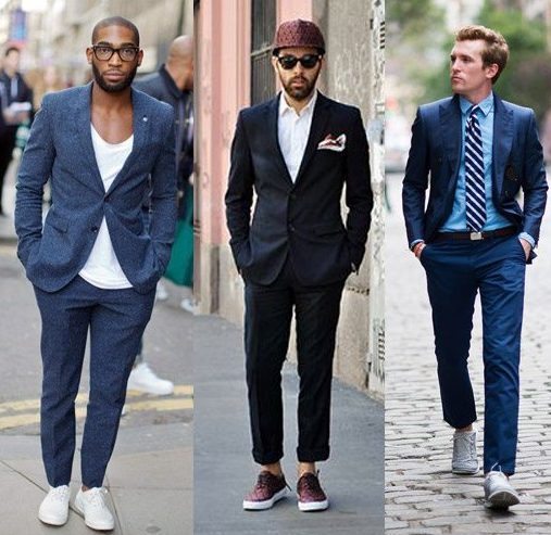 How To Wear Sneakers With Suits | Men's Style Trends