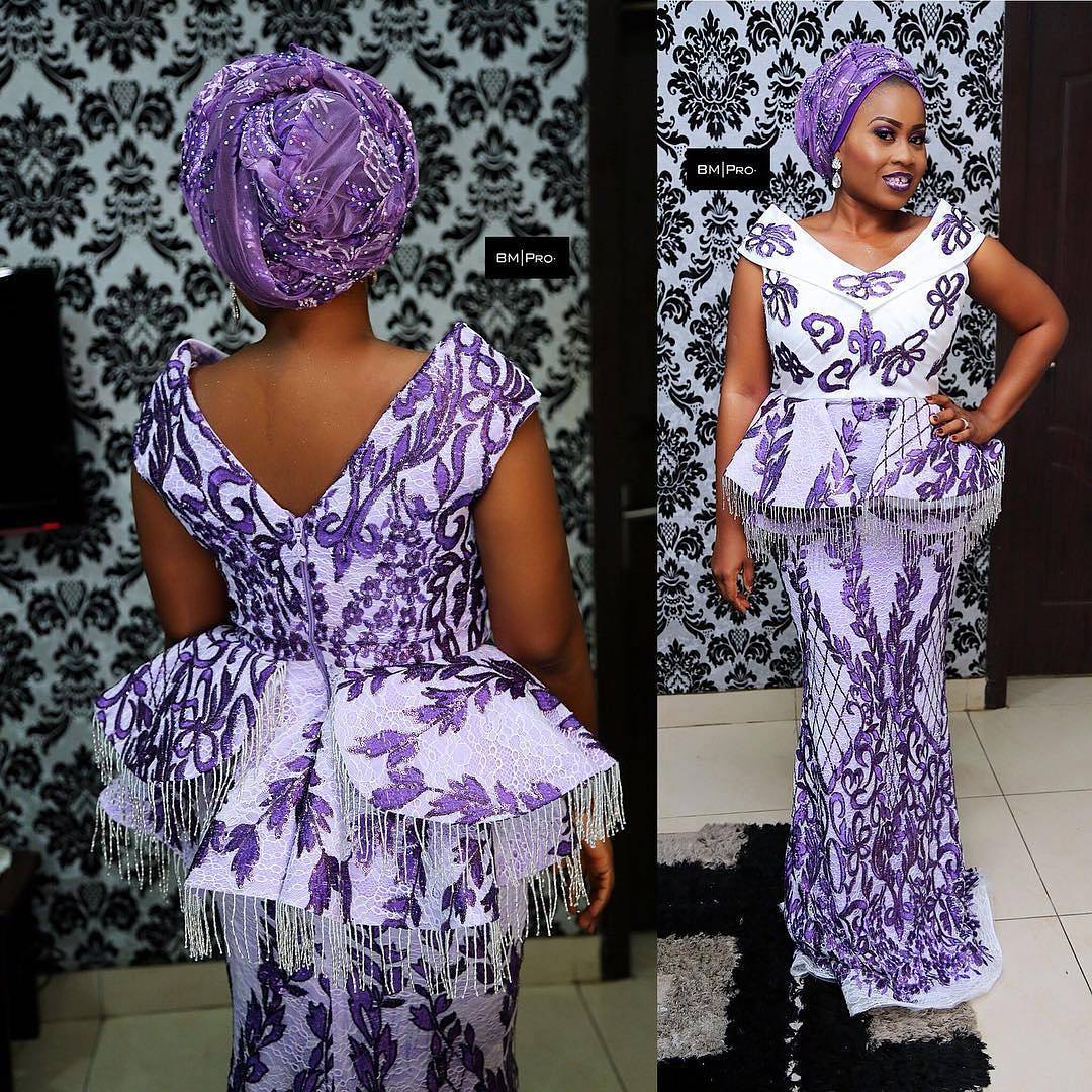 Fashion Meets Art With These Latest Aso Ebi Designs