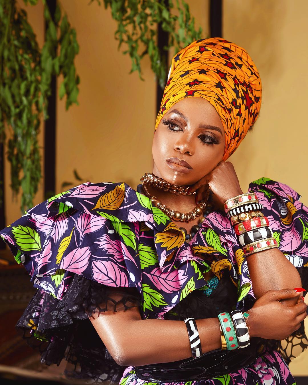 Chioma Ikokwu Adds Tradition Igbo Women Looks To Birthday Shoot