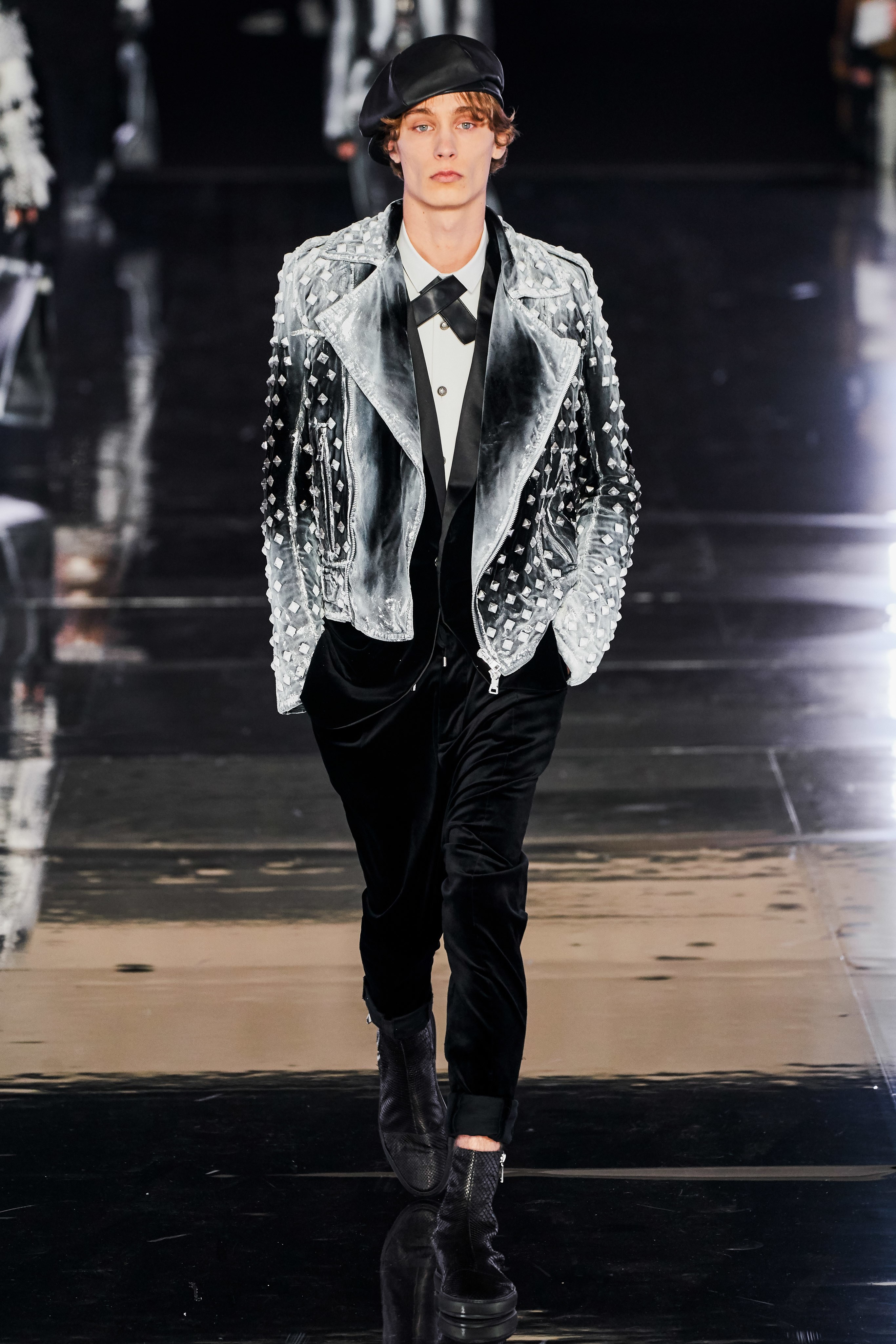 Olivier Rousteing Wants Everyone To Be Free With Balmain Men's Fall ...