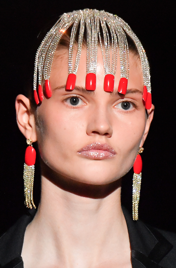 Schiaparelli-Fall-2019-Couture- crystal-headpiece-Style Rave