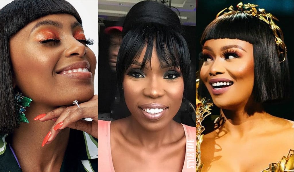 latest-bang-hairstyles-2019-style-rave-how-to-wear-fringe-hairstyle-on-african-women-celebrities-nigeria-south-africa