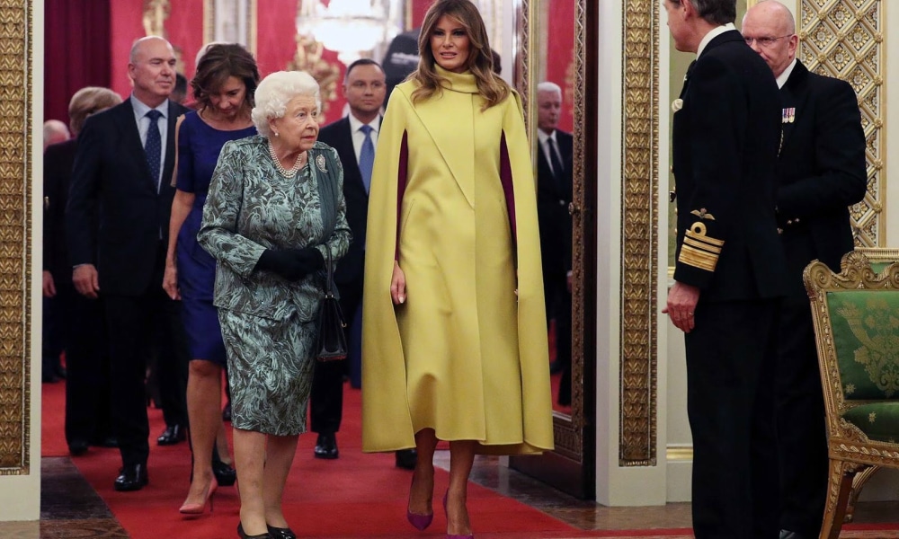 how-old-is-queen-elizabeth-colourful-classy-style-melania-trump-queen-elizabeth-nato-summit-reception-style-rave