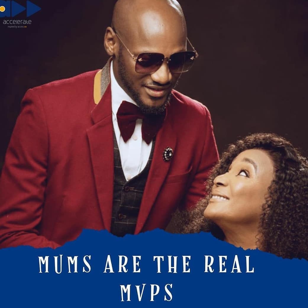 2baba celebrating his mother on mother's day