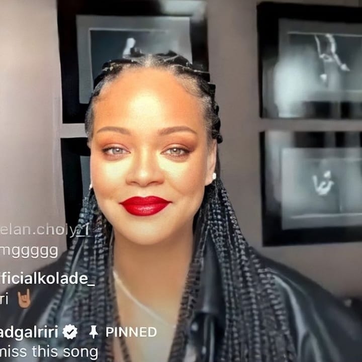 Rihanna braided hairstyle style rave