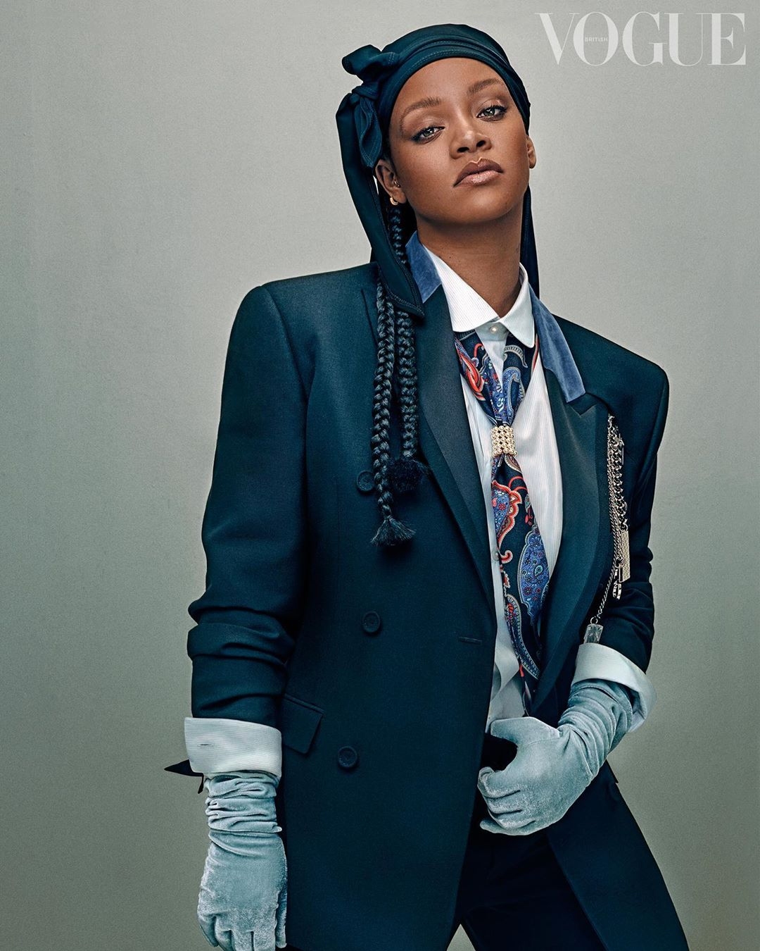 Rihanna British Vogue May 2020 Cover Fenty Style Rave