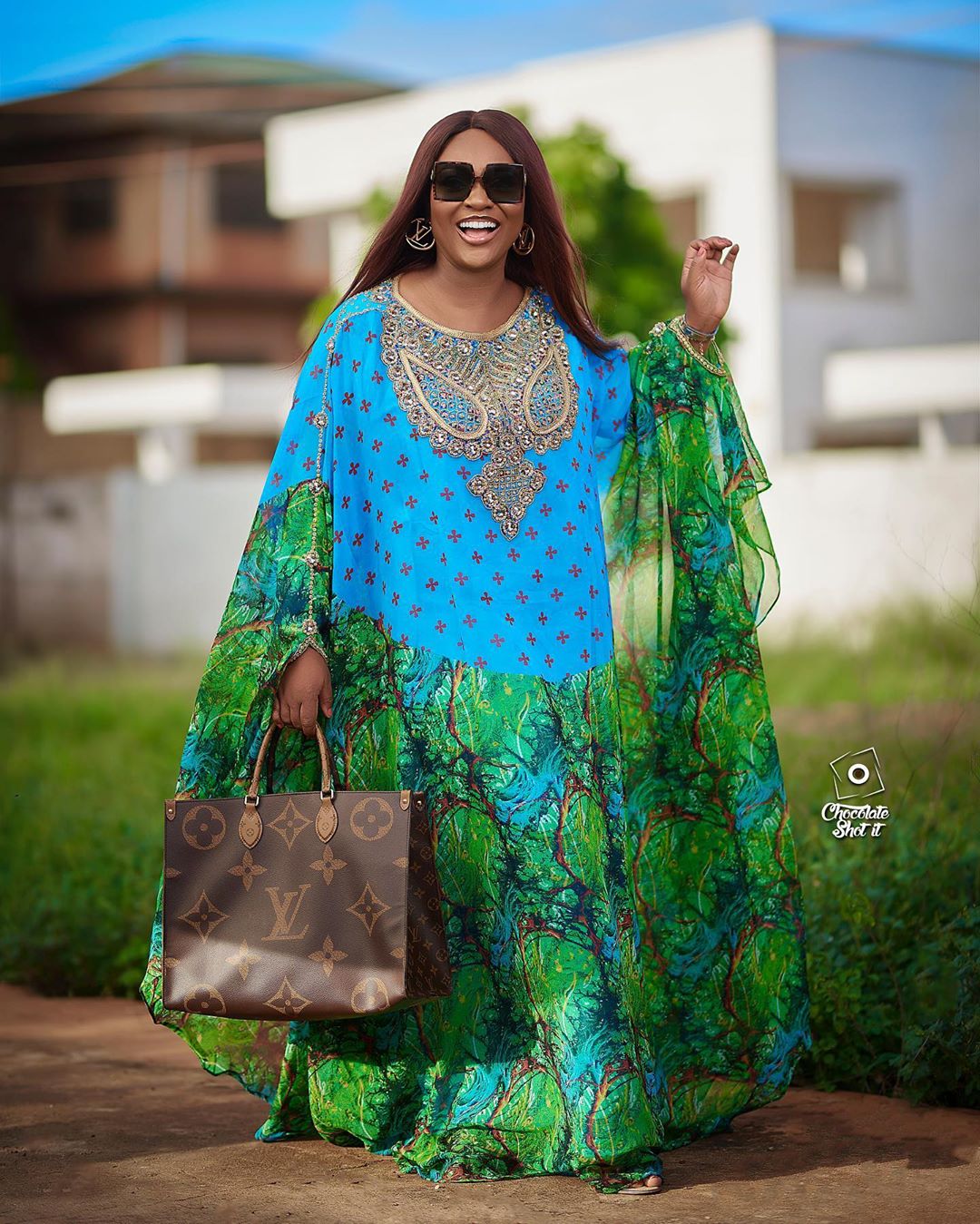 Jackie Appiah floral print abaya The Looks We Loved On African Celebrities And Style Stars Last Week