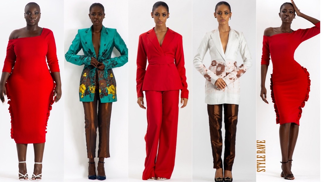 Hertunba, a Lagos-based sustainable fashion brand delivering classy, ready-to-wear clothes for ambitious women released their Action Lady collection over the weekend. The brand which was launched by Florentina Agu launched its first collection via Instagram Live––keeping up with the times. [wp_ad_camp_2] 'The Hertunba woman is a strong woman whose confidence, style, and charisma challenge the status quo.' The Action Lady collection is a body of art inspired by the lifestyle of young working women who live in Lagos, Nigeria, and love fashion. It juxtaposes their love for dramatic fashion with the designer's love for modern, minimalistic artsy pieces. The Hertunba woman is a strong woman whose confidence, style, and charisma challenge the status quo. The colours in the collection, which features 18 designs, are inspired by the vibrant yet earthy colors of the city of Lagos. The Action Lady collection also features varying cuts from structured suits to flowing lounge dresses with each piece delicately hand made and with its own unique story.  Hertunba - Action Lady Collection | Lookbook     Creative Team Photography: @theginstarp Skin: @themakeupspotafrica Stylist: @bosedeikujuni Muses: @jazzyogaga, @funmiakinjiola, @djtgarbs, @xterberry Hair: @haircentricsalon_spa Makeup: @beautybybold Creative direction: @the_florentyna PR: @morsipr See more and shop the pieces on www.hertunba.com. Designs by Florentina Agu. For the latest in fashion, lifestyle and culture, follow us on Instagram @StyleRave_ fashion influencer Instagram post-florentina-agu