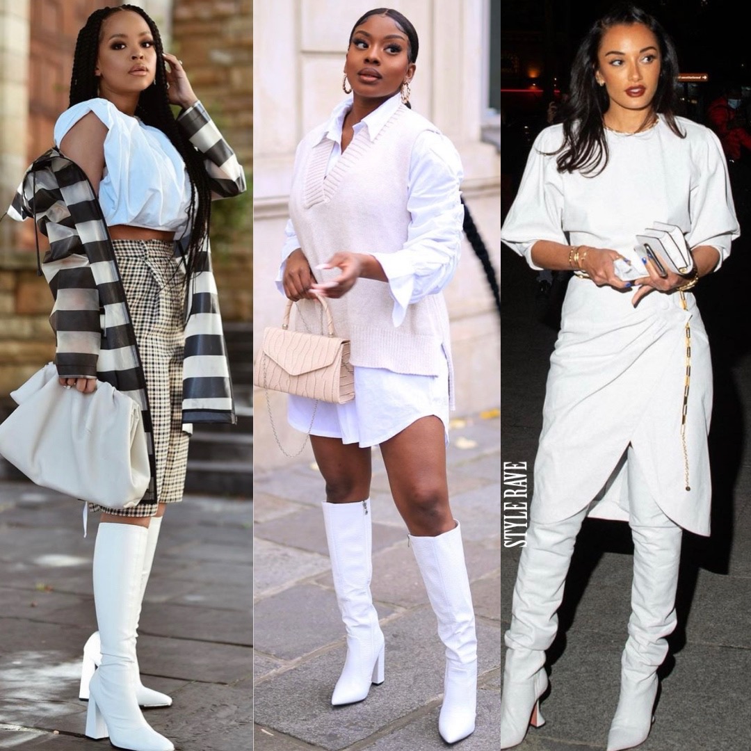 Chic And Stylish Ways To Rock Your White Boots This Fall