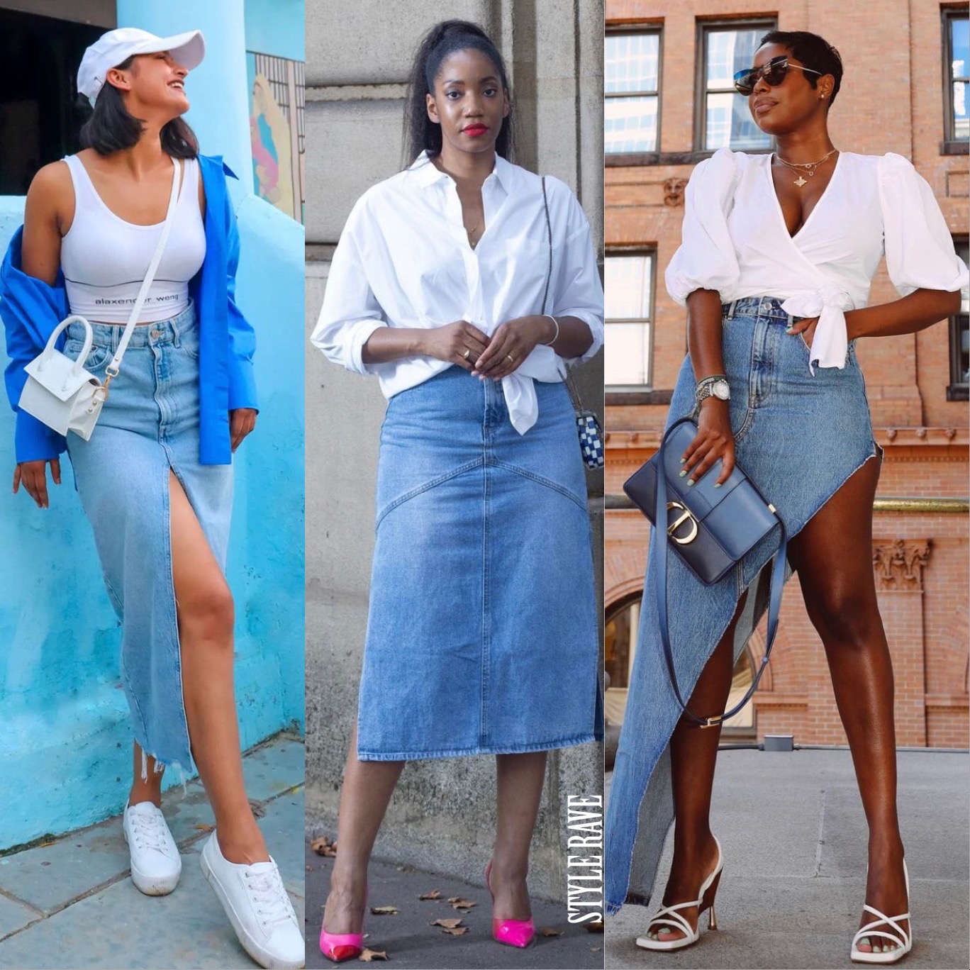 3-black-women-influencers-show-denim-skirts-for-women