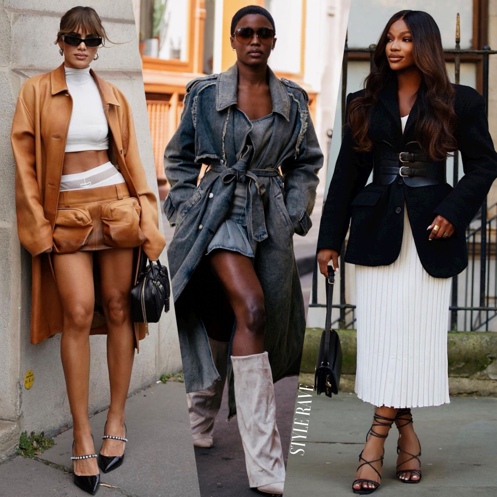 Camila Coelho Black Leather Boots Street Style Paris 2020 on SASSY DAILY