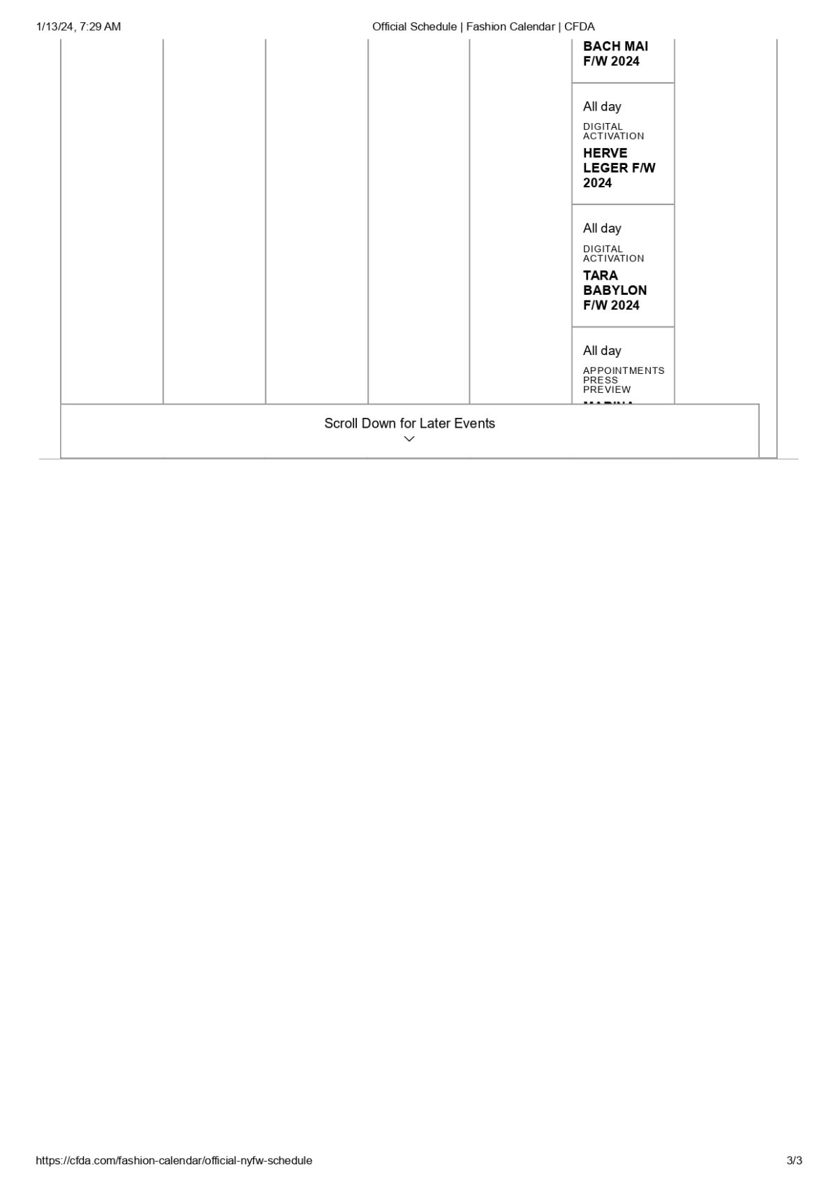 The Preliminary Schedule For NYFW Fall/Winter 2024 Is Right here SheApple