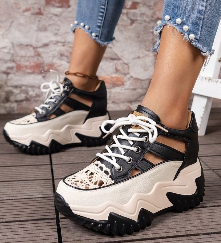 Platform sneakers for women