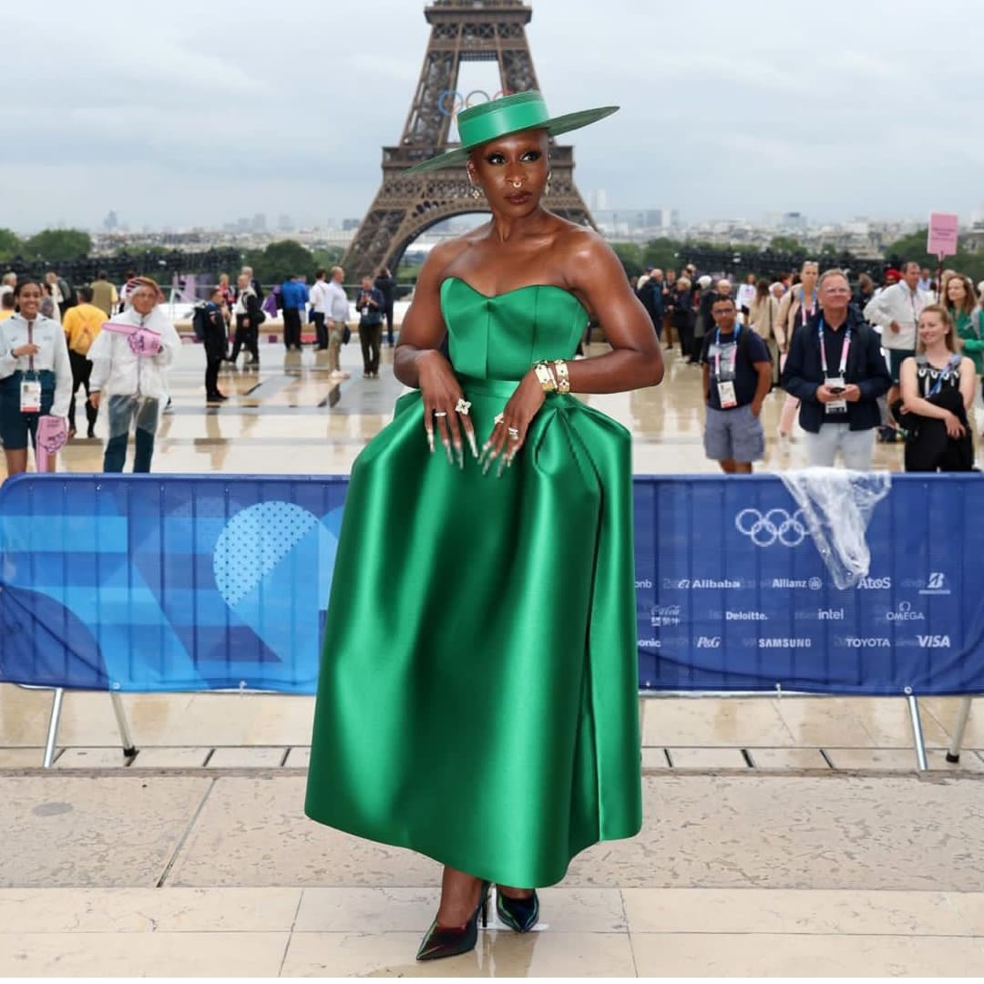 Cynthia Erivo olympic fashion celebrities-2024