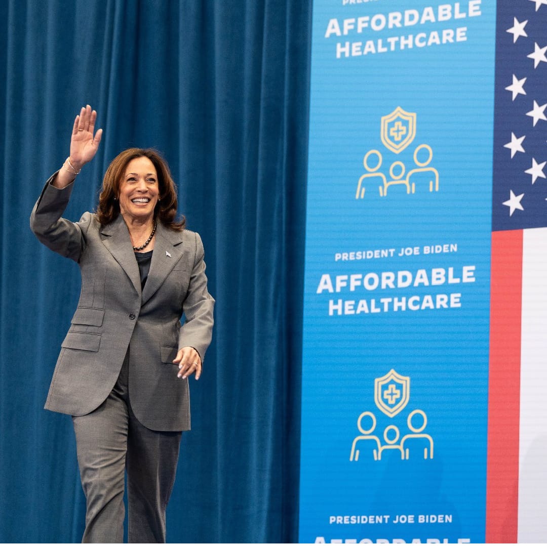 Vice President of the U.S in a tailored suit