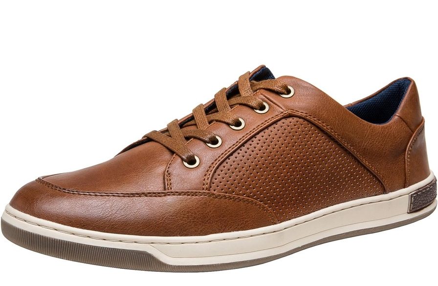 brown sports shoes