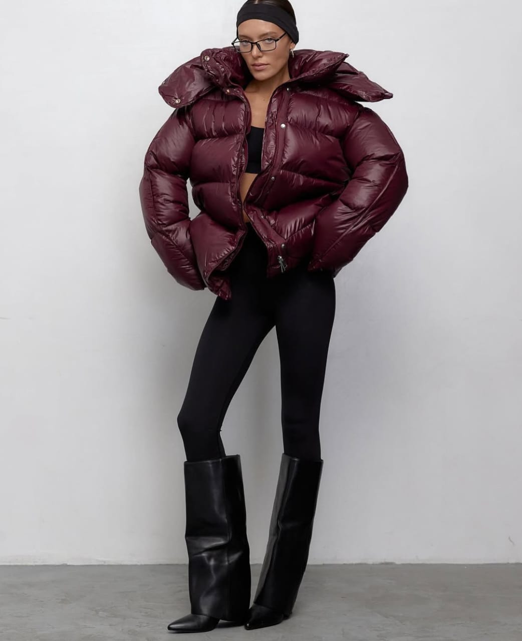 Apres Ski fashion puffer jacket