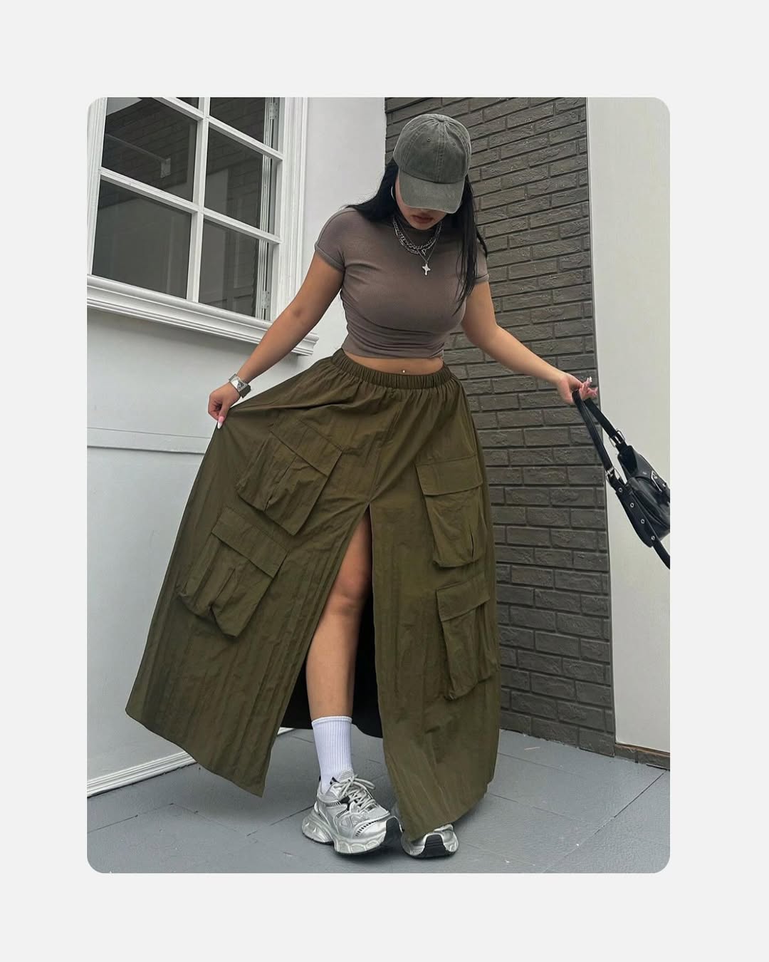 How-to-style-the-cargo-skirt-like-a-true-fashion-girlie