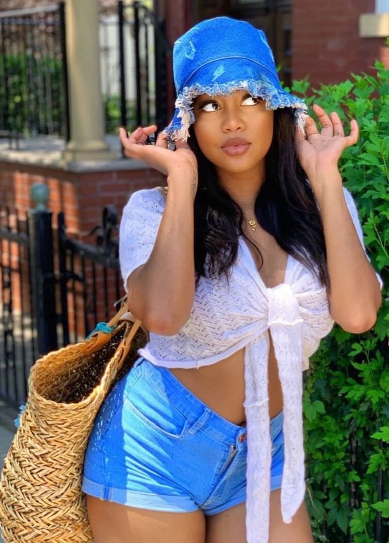 denim hat